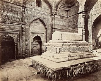 SAMUEL BOURNE (1834-1912) A group of 17 photographs depicting historical landmarks in Delhi. 1860s.